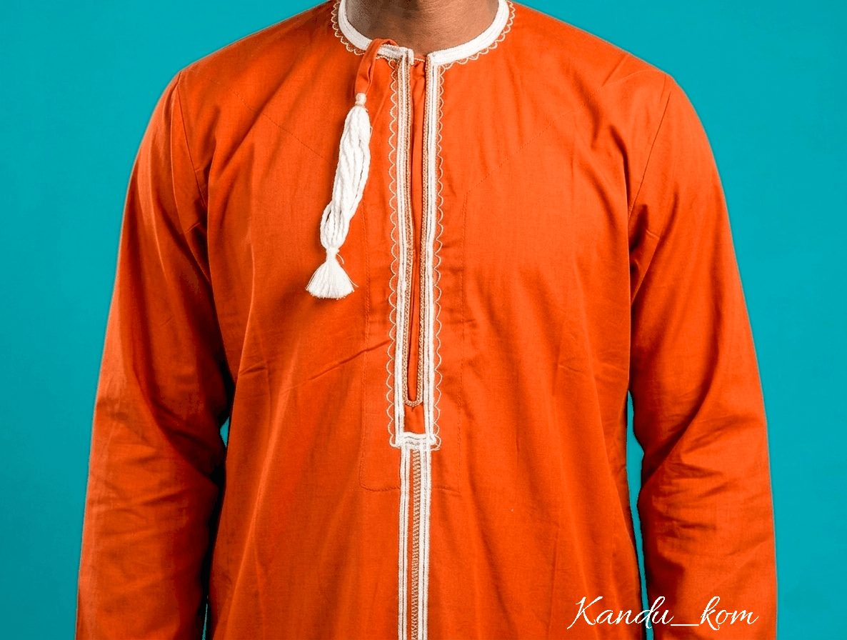 Kandu Homme Broderie Dorée